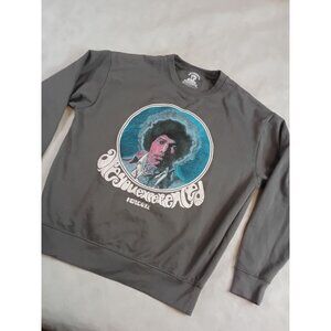 Jimi Hendrix Experience Crewneck Sweatshirt Medium Gray